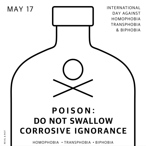 International Day Against Homophobia graphic