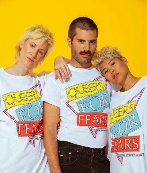 revel and Riot Queers For Fears t-shirt